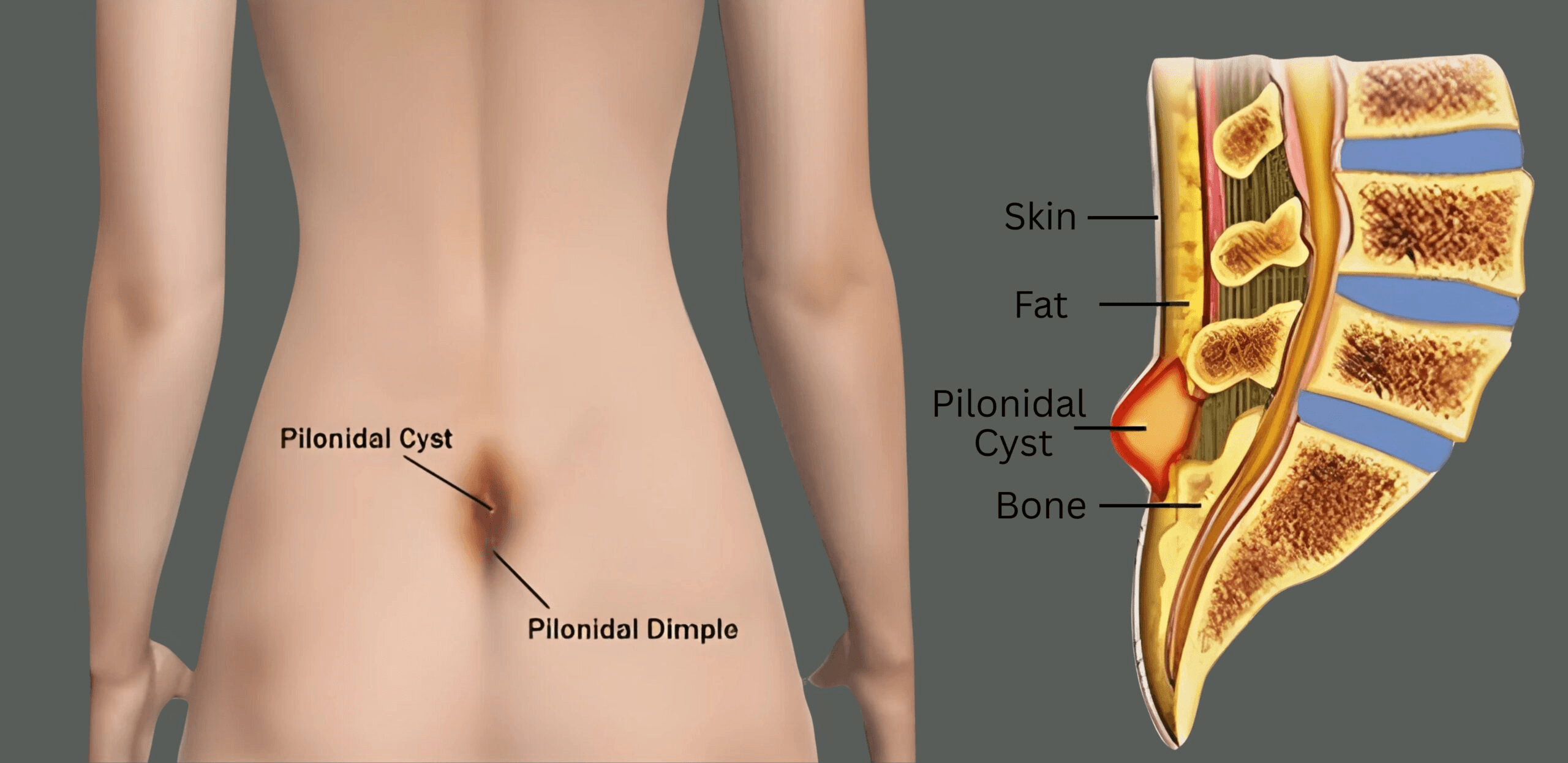 How pilonidal disease presents